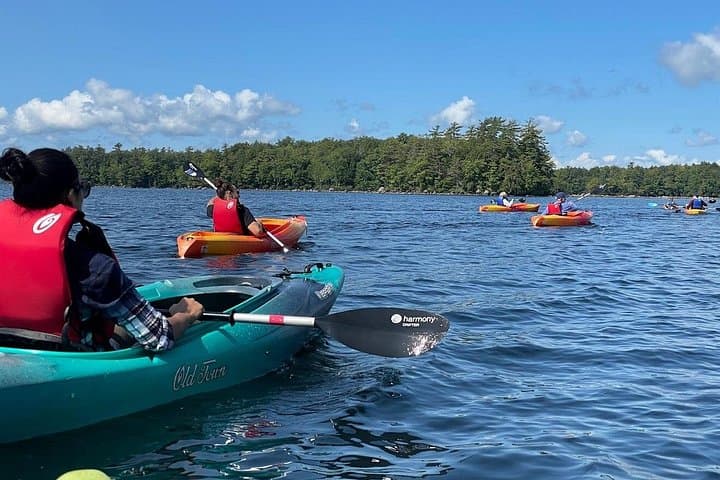 Kayak Jordan Bay: Scenic Sebago Lake Historical Tour