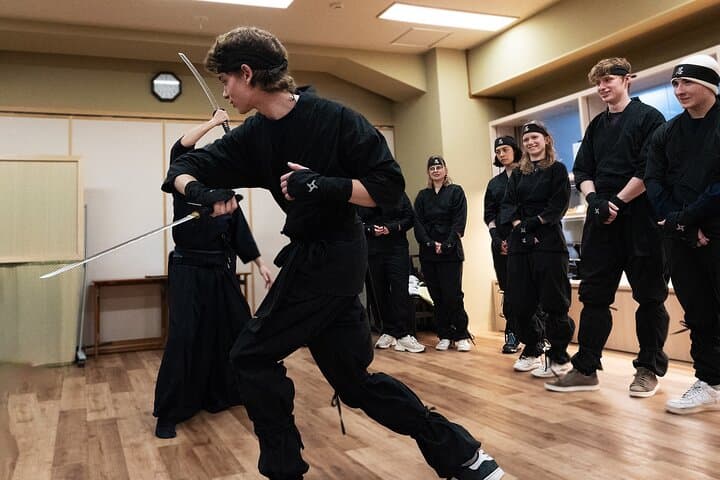 Tokyo Ninja Experience: Learn Shuriken, Sword Skills & Ninja Running with Hotel Pickup photo 2