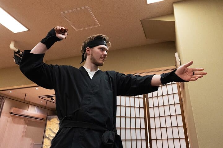 Tokyo Ninja Experience: Learn Shuriken, Sword Skills & Ninja Running with Hotel Pickup photo 3