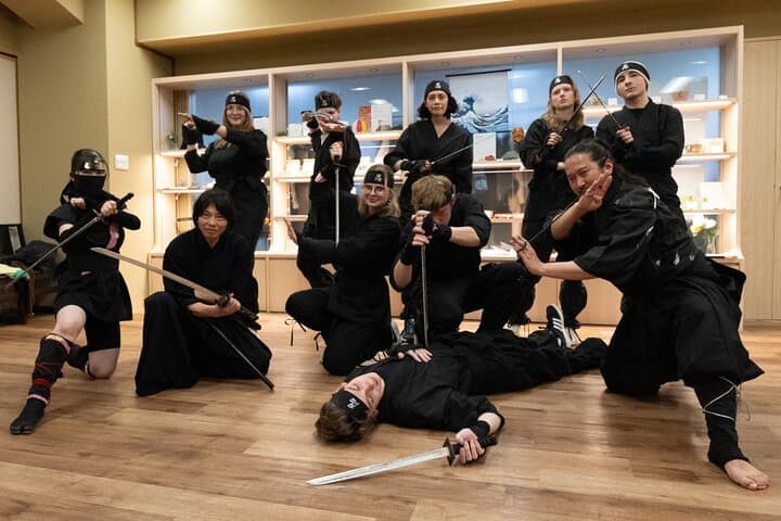 Tokyo Ninja Experience: Learn Shuriken, Sword Skills & Ninja Running with Hotel Pickup photo 4