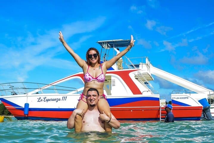 Punta Cana Adults-Only Party Boat: Open Bar, Snorkel & Natural Pool Cruise