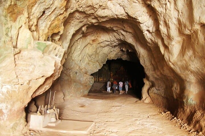 Kuang Si Waterfall, Mekong Sunset Cruise & Pak Ou Cave Day Trip from Luang Prabang