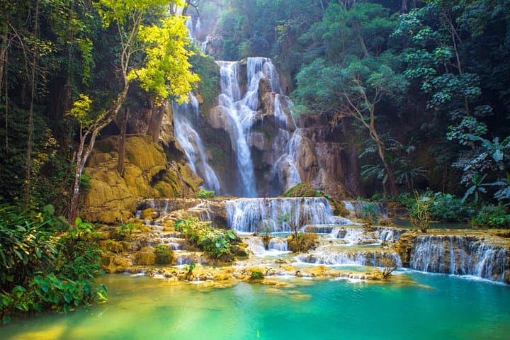 Kuang Si Waterfall, Mekong Sunset Cruise & Pak Ou Cave Day Trip from Luang Prabang photo 3