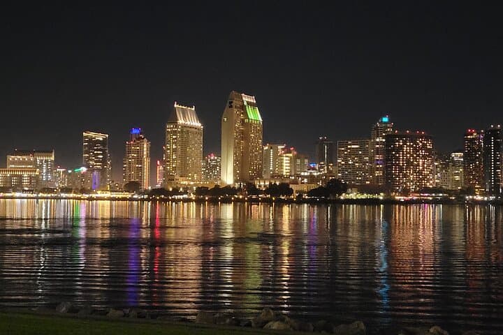 San Diego Night Tour: Scenic Evening Drive Through Gaslamp, Coronado & Balboa Park