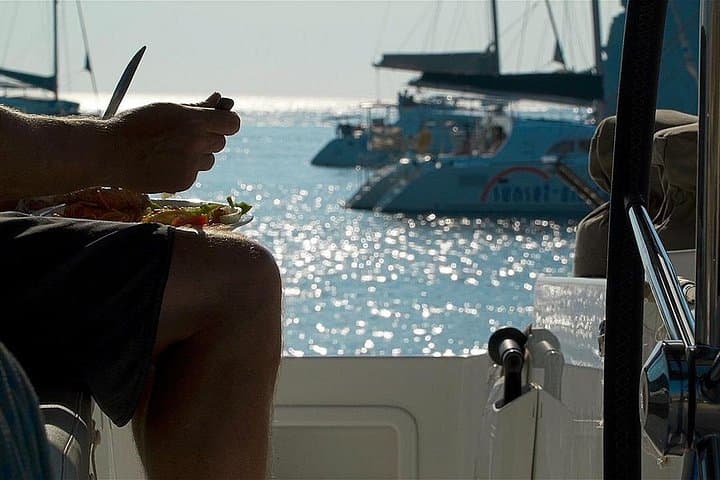 Private Santorini 4-Hour Luxury Catamaran Cruise from Fira photo 3