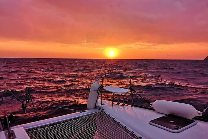Private Santorini Catamaran Cruise: Caldera, Hot Springs & Red Beach photo 5