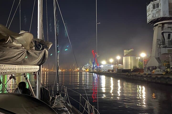 Gdansk Scenic Evening Yacht Cruise with Prosecco and Shipyard Views photo 5