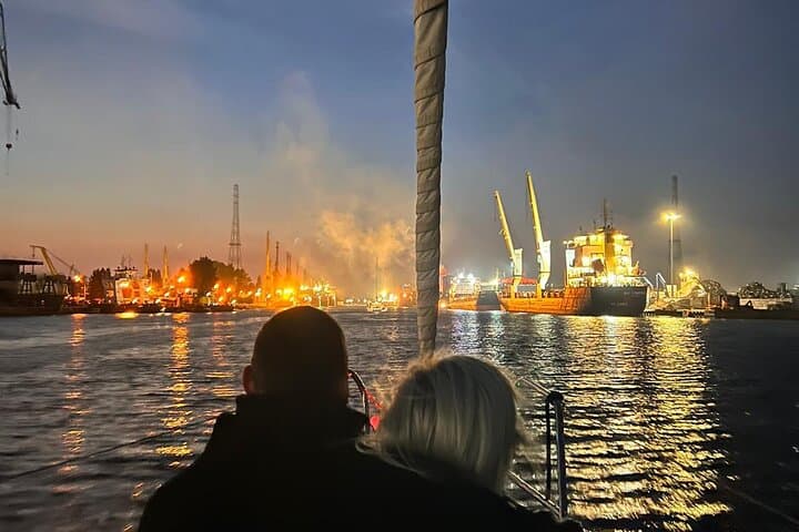 Gdansk Scenic Evening Yacht Cruise with Prosecco and Shipyard Views photo 4