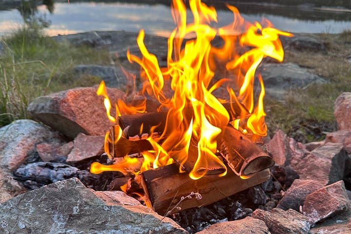 Midnight Sun Hike & Campfire Near Stockholm: Evening Forest Walk with Vegan Fika photo 4