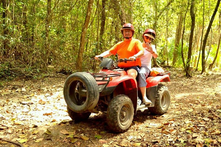Cozumel ATV Tour & Beach Break — Jungle, Cenote & Beach Day Trip photo 3