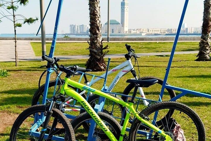 Casablanca Guided Bike Tour: Corniche, Hassan II Mosque & City Highlights photo 1