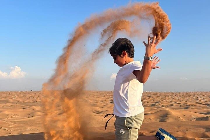 Private Morning Dubai Desert Safari: Luxury Dune Drive, Camel Ride & Sandboarding photo 4
