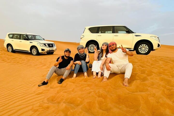 Dubai Private Morning Desert Safari: Dune Bashing, Camel Ride & Sandboarding photo 5