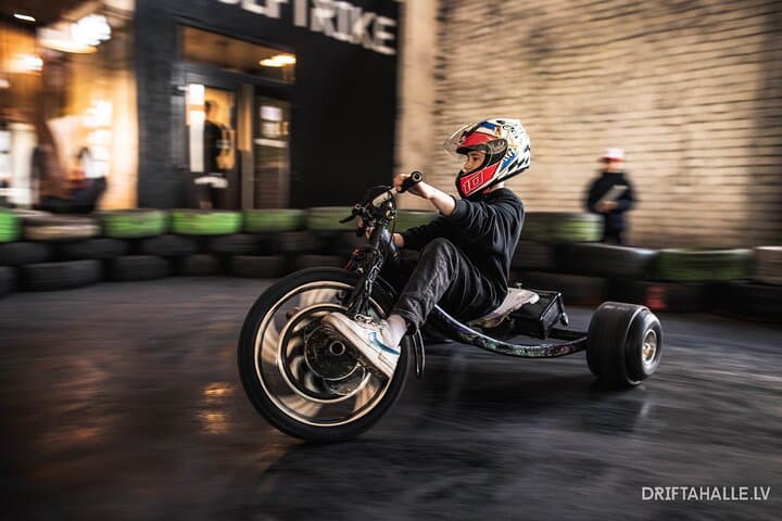 Charge the Corners: Riga's Extreme 20-Minute Drift Trike Experience photo 2