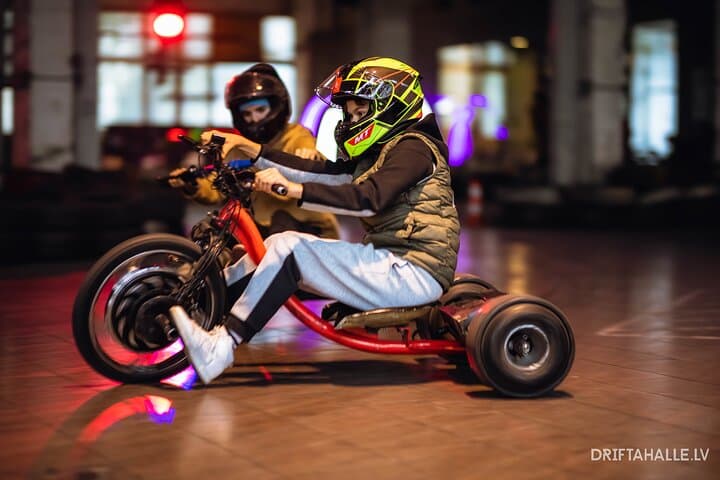 Charge the Corners: Riga's Extreme 20-Minute Drift Trike Experience photo 4