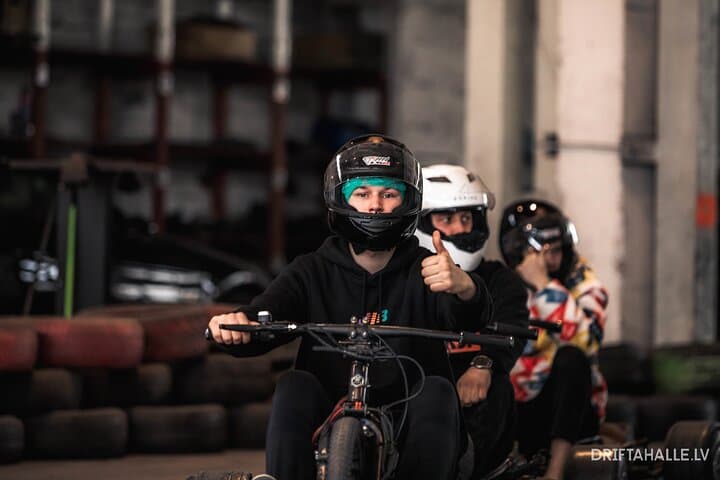 Charge the Corners: Riga's Extreme 20-Minute Drift Trike Experience photo 3