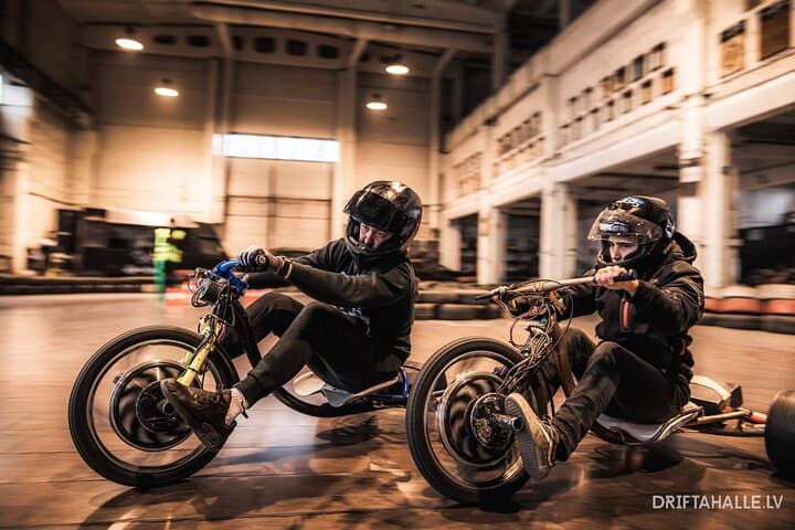 Charge the Corners: Riga's Extreme 20-Minute Drift Trike Experience photo 5