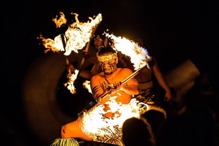 Mauka Warriors Luau: Polynesian Feast, Fire-Knife & Oahu War History