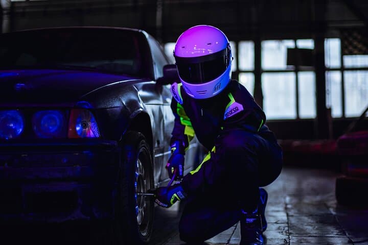Drift Ride in BMW: Riga Indoor Drift Track Experience photo 4