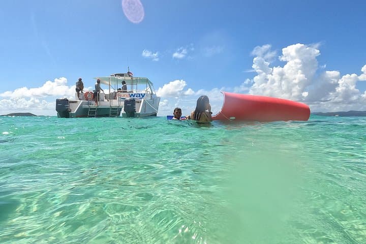 Icacos Double Dip Power Catamaran Snorkel & Beach Tour — Fajardo Day Trip photo 3