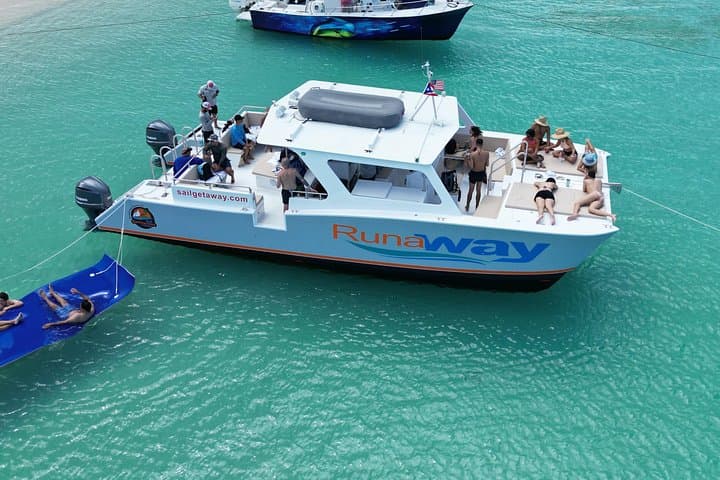 Icacos Double Dip Power Catamaran Snorkel & Beach Tour — Fajardo Day Trip photo 2