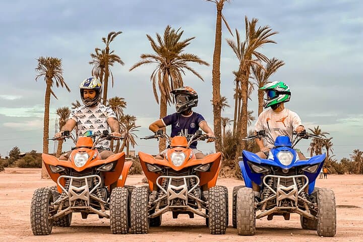 Sunset Quad Biking Around Marrakech: Palmeraie, Dry Valleys & Berber Villages