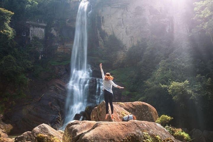 Ella Day Tour from Mirissa: Ravana Falls, Nine Arch Bridge & Tea Plantation photo 6