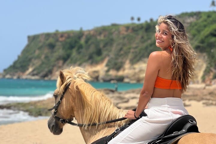 Beach Horseback Ride in Aguadilla, Puerto Rico — Punta Borinquen Coastal Tour