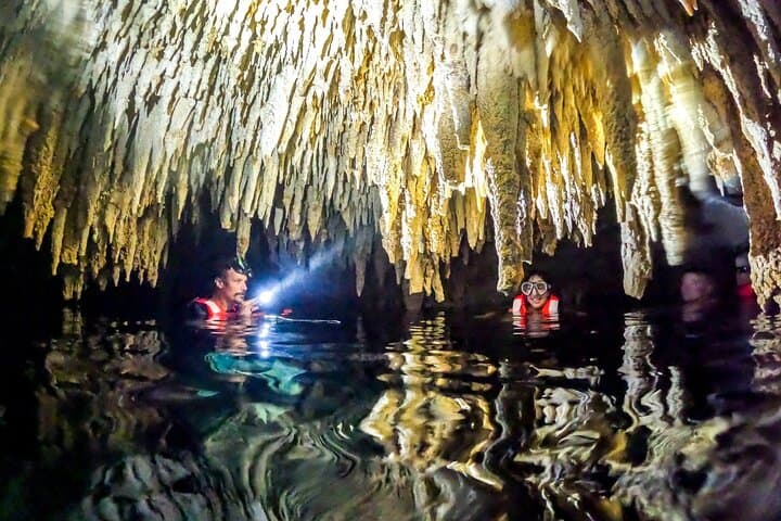 Akumal Cenote & Turtle Snorkel: Half-Day Cenote Cave and Sea Turtle Tour