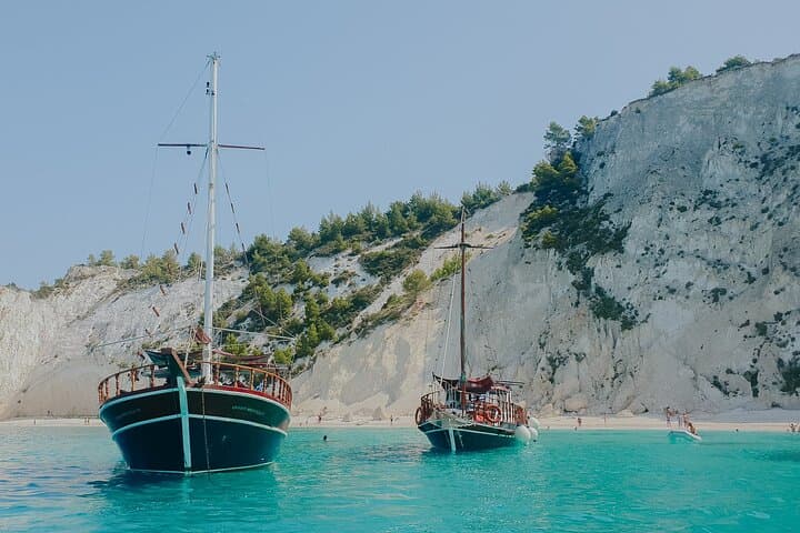 QueenBee Full-Day Boat Trip to White Rocks, Rabbit Islands & Xi Beach