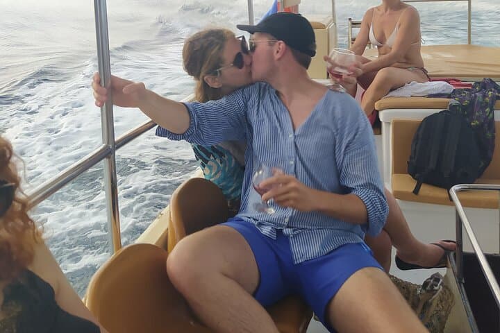 Sunset Cruise Zakynthos — Myzithres, Keri Caves & Marathonisi with Wine photo 3