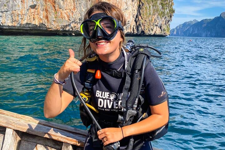 Phi Phi Half-Day Two-Dive Trip for Certified Divers — Turtles, Sharks & Coral