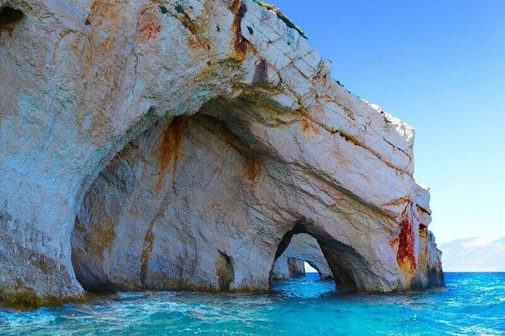 Zante Blue Caves Boat Trip, Wine Tasting & Volimes Village Tour photo 3