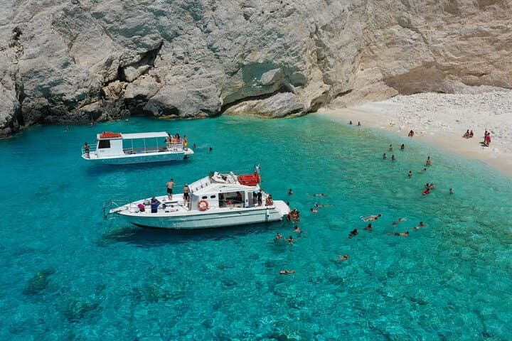 Zakynthos Shipwreck & Blue Caves Boat Tour with 3 Swim Stops photo 4