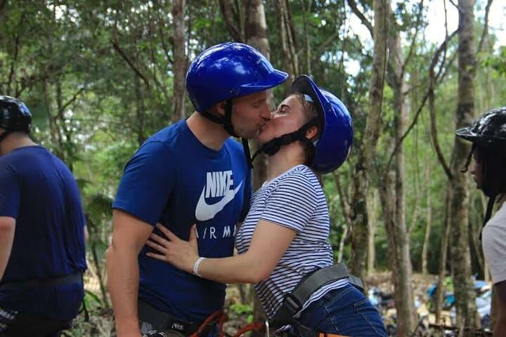 Tulum Jungle Adventure: Ziplines, ATVs, Rappel and Cenote Swim photo 3