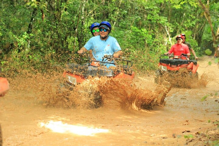 Tulum Jungle Adventure: Ziplines, ATVs, Rappel and Cenote Swim photo 5