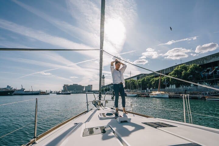 Barcelona Sailing Tour: Yacht, Cava, Tapas & Swim at Sunset photo 4