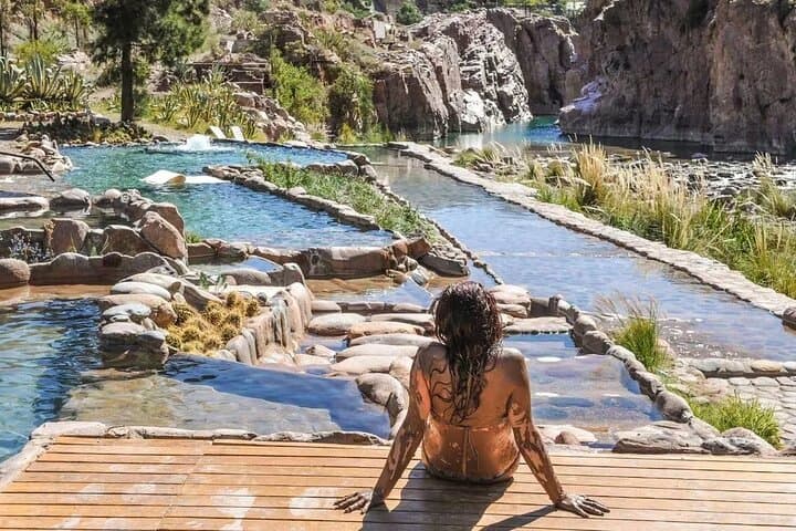 Full-Day Cacheuta Thermal Spa in Mendoza: Hot Springs, Mud Therapy & Buffet