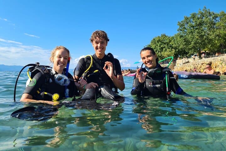 Discover Scuba Diving on Krk Island — Beginner Intro and 3-Day Course