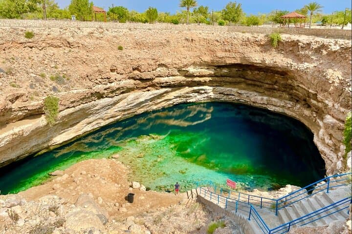 Full-Day Wadi Shab, Bimmah Sinkhole & Fins Beach Adventure from Muscat photo 4