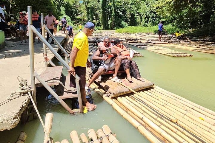 ATV and Bamboo Raft Adventure Near Montego Bay: Cliff Swim & River Rafting photo 3