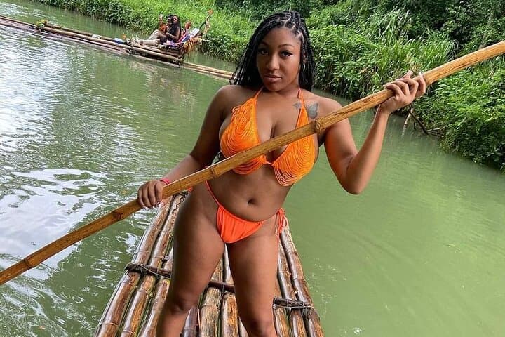 ATV and Bamboo Raft Adventure Near Montego Bay: Cliff Swim & River Rafting photo 5