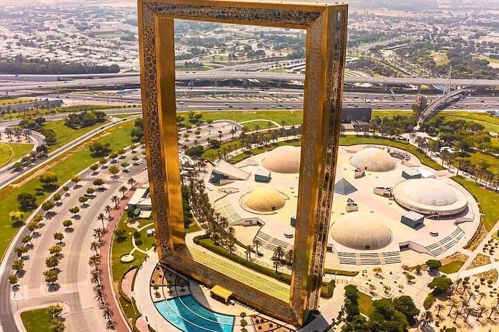 Dubai Frame and Evening Desert Safari: Dune Bashing, Camel Rides & BBQ Under the Stars photo 3