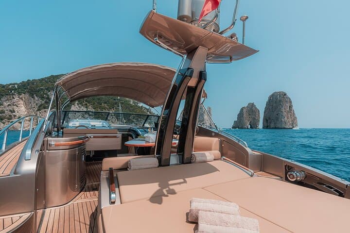 Capri private luxury yacht cruise from Sorrento — Riva Rivale 52 full-day charter photo 5