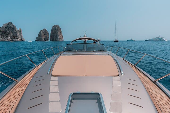 Capri private luxury yacht cruise from Sorrento — Riva Rivale 52 full-day charter photo 3