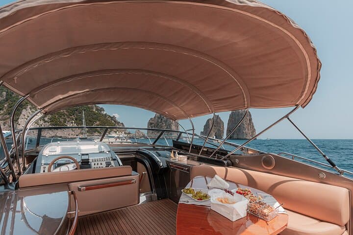Capri private luxury yacht cruise from Sorrento — Riva Rivale 52 full-day charter photo 4