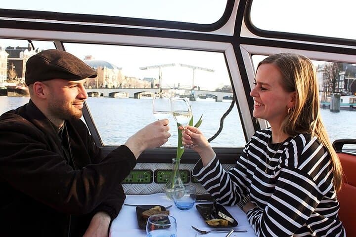 Evening Wine and Cheese Canal Cruise in Amsterdam: Guided Nighttime Tasting photo 3