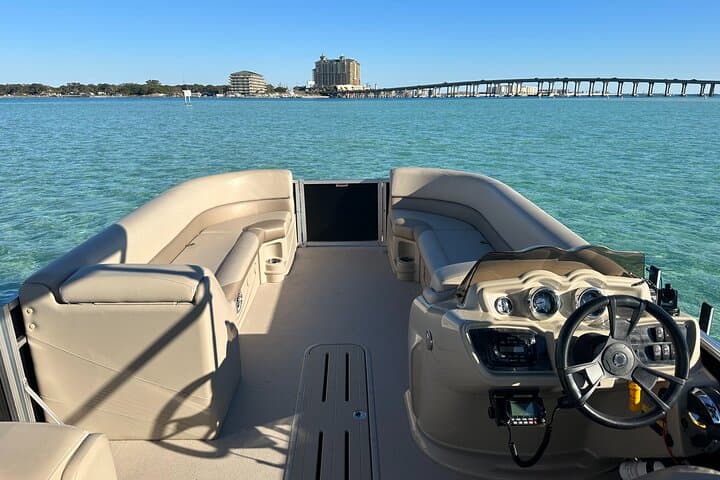 Private Crab Island Charter Destin — Pontoon, Paddleboards & 18ft Lily Pad photo 5