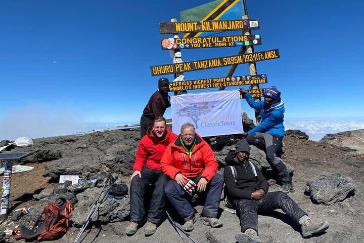 5-Day Kilimanjaro Climb via Marangu Route with Huts — Summit Uhuru Peak