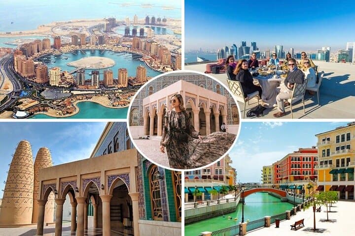 Doha in Four Hours: Private Group City Tour of Souq Waqif, Katara and The Pearl